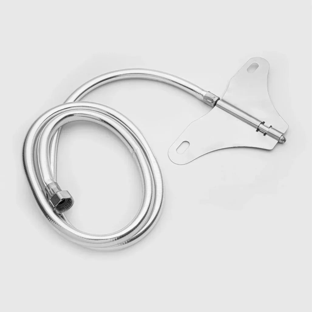 Straight Jet Spray with Heavy PVC Hose Pipe 1 Meter for Toilet-0