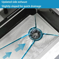 Premium black  Stainless Steel Smart Waterfall Kitchen Sink (37"x18"x09")